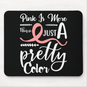 Pink Ribbon Survivor Fighter Breast Cancer Mouse Mouse Pad