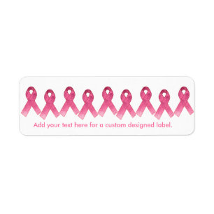 Pink Ribbon Survivor Label