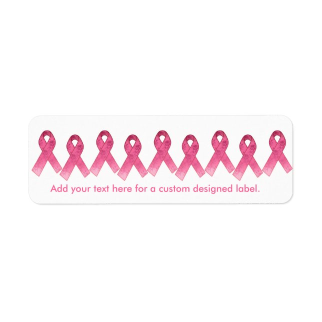 Pink Ribbon Survivor Label (Front)