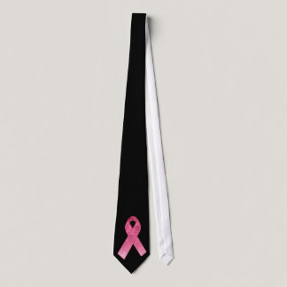 Pink Ribbon Survivor Neck Tie