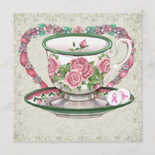 Pink Ribbon Sweet Tea Party - SRF Invitation
