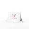 Pink Ribbon Thank You or Blank Note