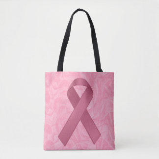 Pink Ribbon Tote Bag