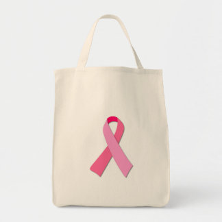 Pink Ribbon Tote Bag