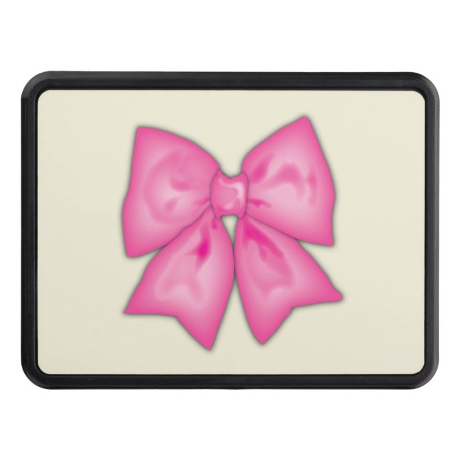 Pink Ribbon Tow Hitch Cover (Front)