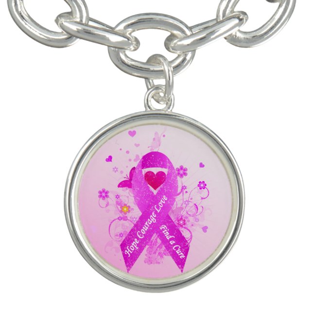 Pink Ribbon Vintage Bracelet (Design)