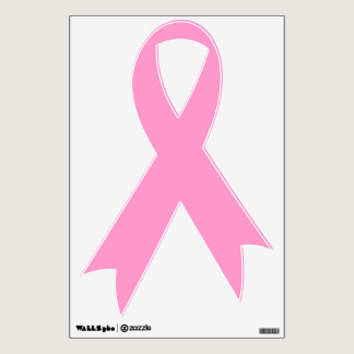 Pink Ribbon Wall Decals (Breast Cancer Awareness)