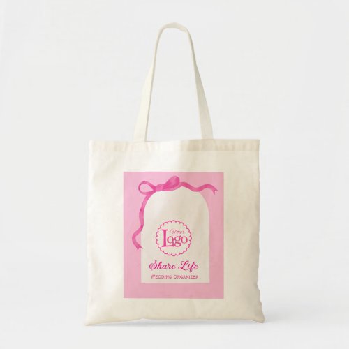 Pink Ribbon Wedding Organizer Business Promotion