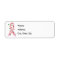 Pink Ribbon With Christmas Lights Breast Cancer