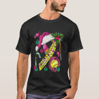 Pink Ribbon With Santa Hat Christmas Breast Cancer