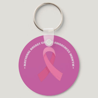 Pink Ribbon Women Cancer Awareness Breast Cancer  Keychain