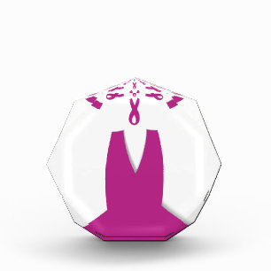 Pink Ribbons Breast Cancer Awareness Art Print Acrylic Award