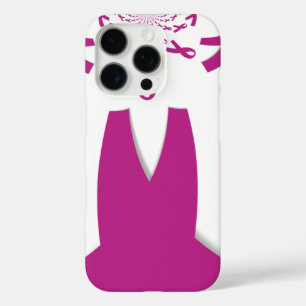 Pink Ribbons Breast Cancer Awareness Art Print iPhone 16 Pro Case