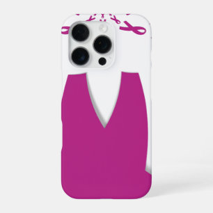 Pink Ribbons Breast Cancer Awareness Art Print iPhone 16 Pro Case
