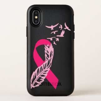 PINK RIBBONS BREAST CANCER AWARENESS SUPPORT OtterBox SYMMETRY iPhone XS CASE