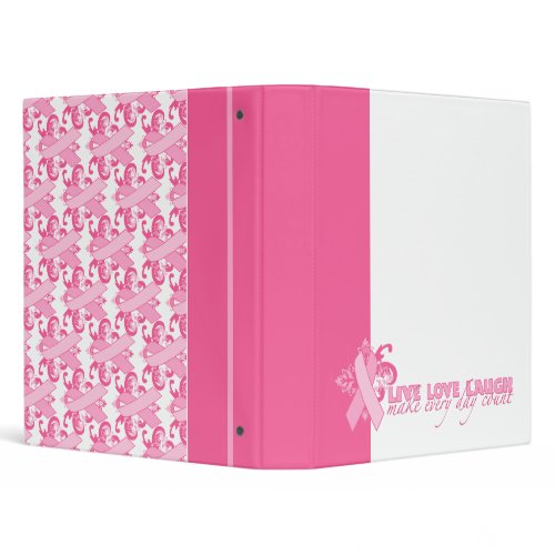 Pink Ribbons Every Day zazzle_binder