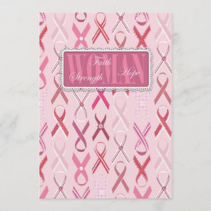 Pink Ribbons Invitation