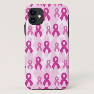 Pink Ribbons/Light...Breast Cancer iPhone 11 Case