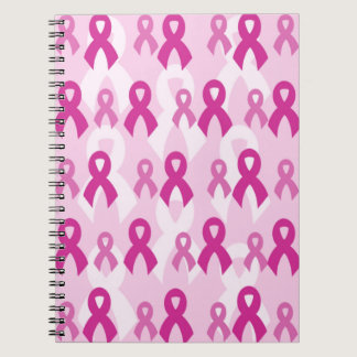 Pink Ribbons/Light...Breast Cancer Notebook