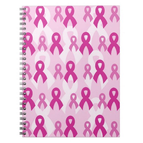 Pink RibbonsLightBreast Cancer Notebook