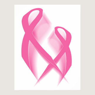 Pink Ribbons Poster