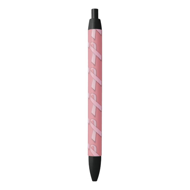 Pink Ribbons Tiled Pattern Pen (Front Vertical)