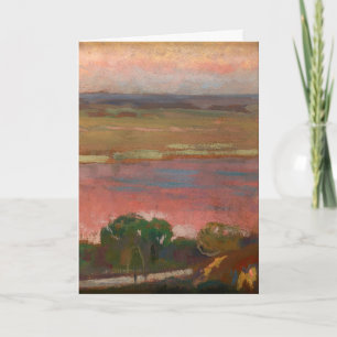 Pink River Jan Stanisławski Card