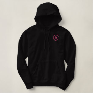 Pink RN Nurse Embroidered Hoodie