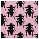 pink roaches fabric
