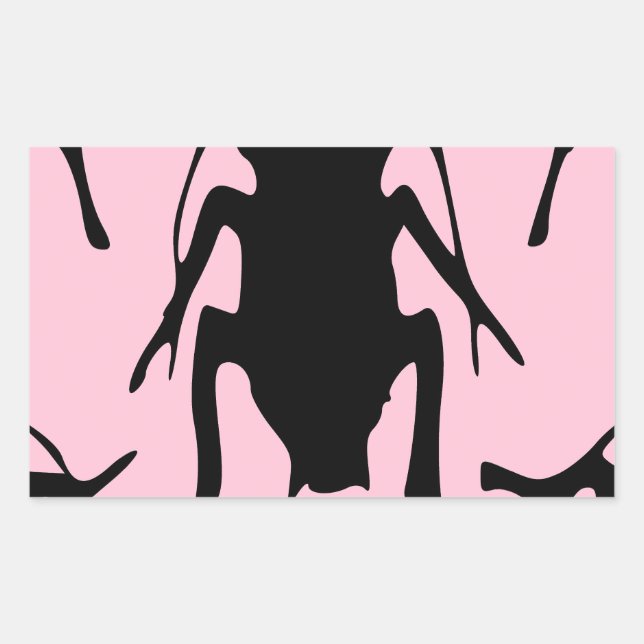 Pink Roaches Rectangular Sticker (Front)