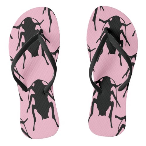 pink roaches shoes sandals flip flops