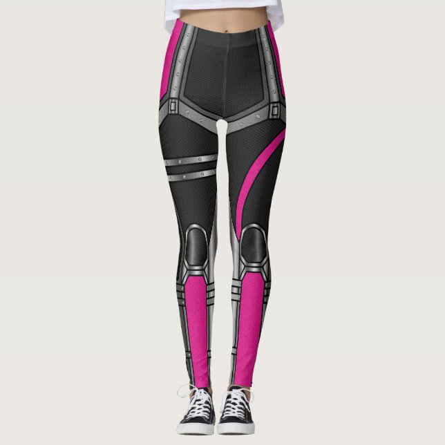 Pink Robot Armor Leggings (Front)
