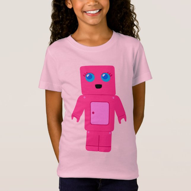 Pink Robot T-Shirt (Front)
