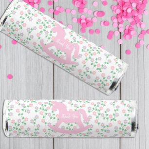 Pink Rocking Horse Girl Baby Shower Breath Savers® Mints