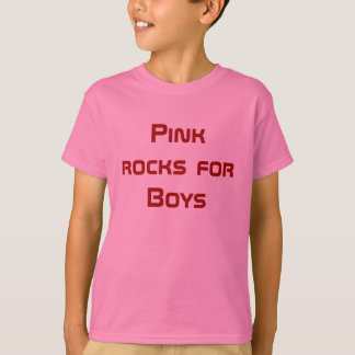 Pink rocks for Boys T-Shirt