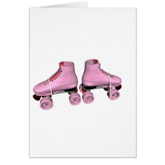 Pink Roller Skates Cards