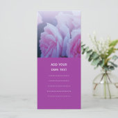 Pink romantic rose flowers (Standing Front)