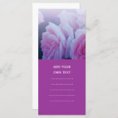 Pink romantic rose flowers (Front/Back)