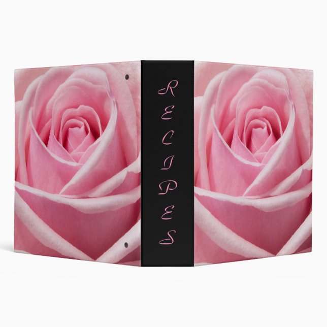 pink rose 3 ring binder (Background)