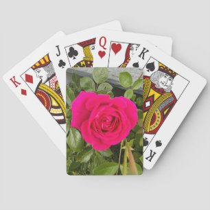 Pink Rose #4 Poker Cards