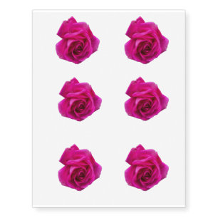 Pink Rose#5 Temporary Tattoos