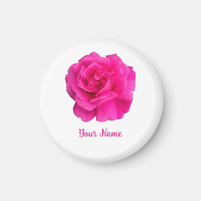 Pink Rose #6 Magnet (Front)