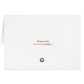 pink rose anniversary card (Back Horizontal)