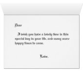 pink rose anniversary card (Inside Horizontal (Bottom))