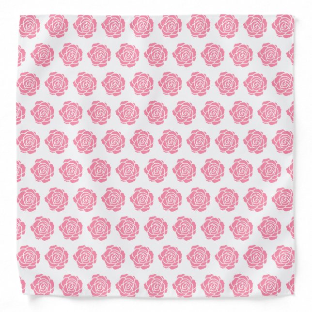 Pink Rose Bandana (Front)