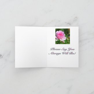 PINK ROSE/BE MY VALENTINE/PLEASE SAY YOU ALWAYS WI