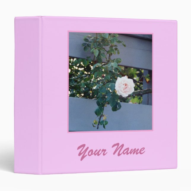 Pink Rose Binder (Front/Spine)