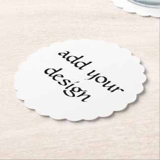 Pink Rose Birthday Paper Coaster