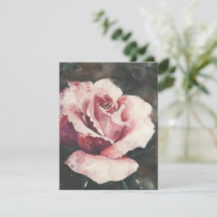 Pink Rose - Blank Card V1