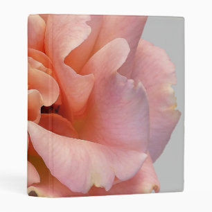 pink rose bloom mini binder
